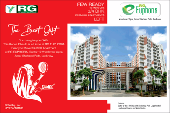 Ready to move 3/4 bhk apartments at RG Euphoria in Sector 12 Vrindavan Yojna, Lucknow